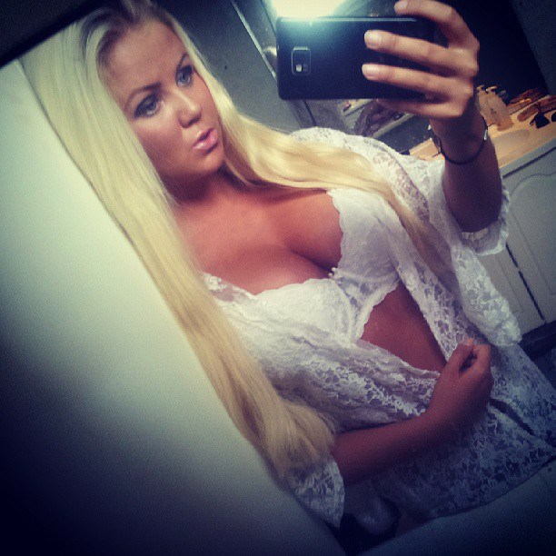 Sexy white lingerie