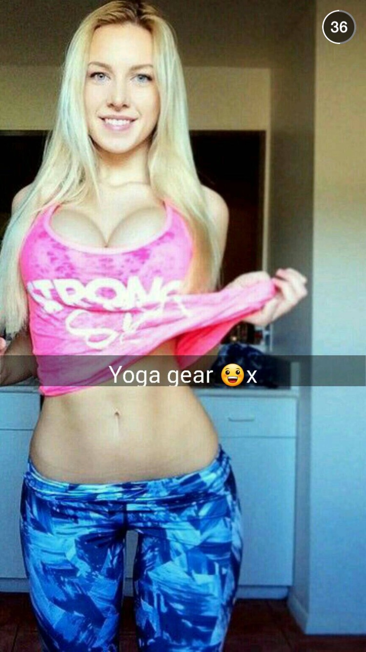 Snapchat blonde