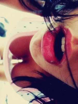 Nice mouth and perspective even if no eyes