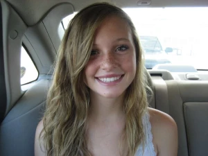 blonde cutie with a nice smile