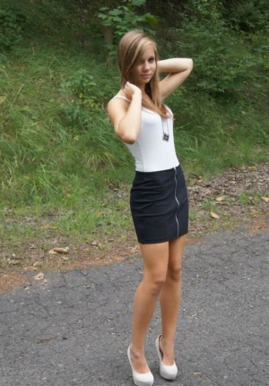 Black and white