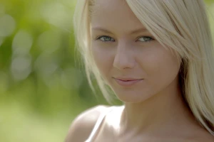 Anneli looking angelic.