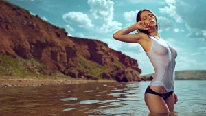 That's a incredible wet t-shirt !