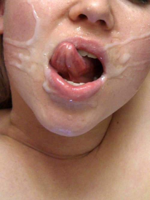 Facial teen slut