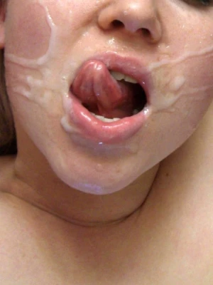 Facial teen slut