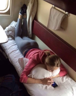 Ma voisine de train