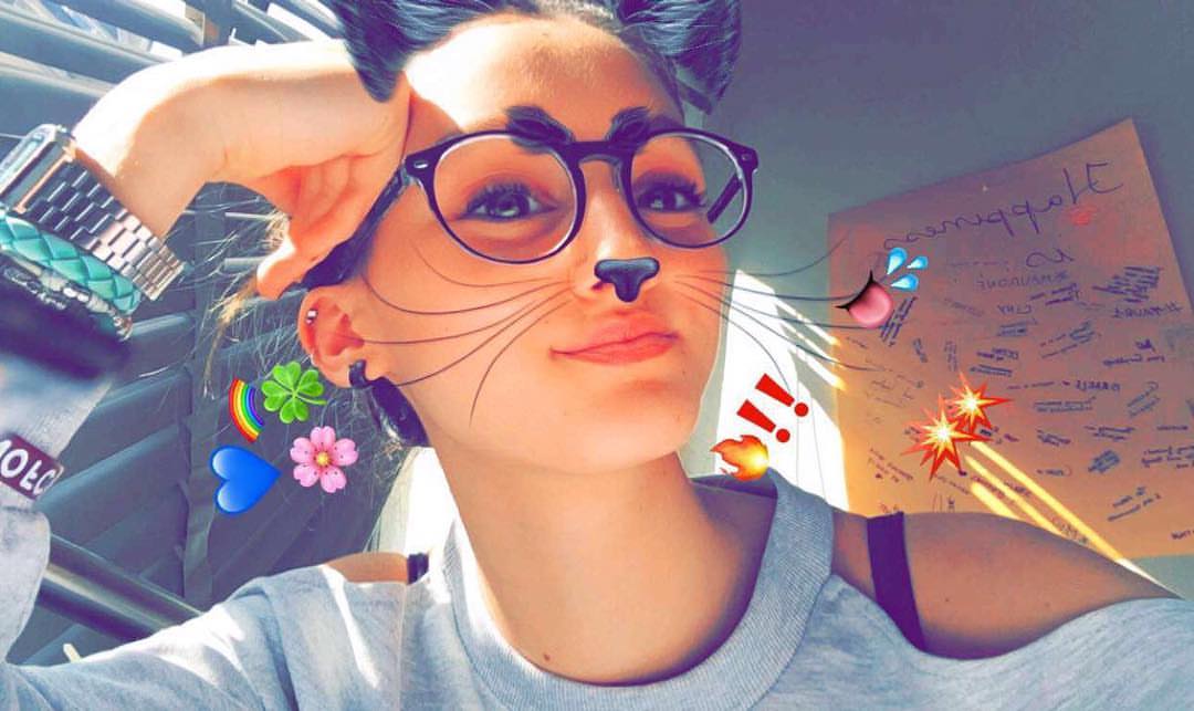 Snapchat dog filter