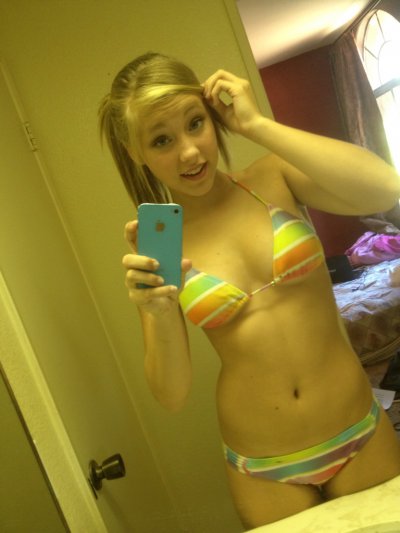 rainbow bikini