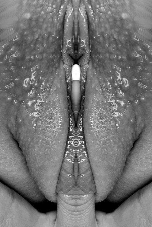 Wet pussy meets finger!
