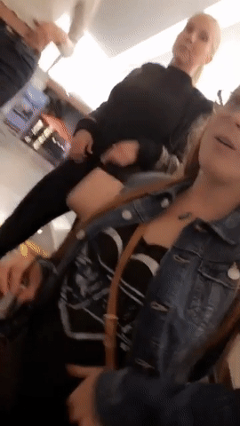 Casual mall shopping