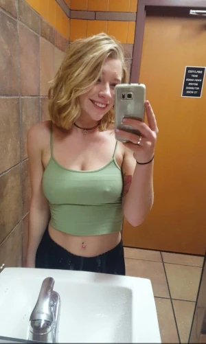 Bathroom selfie