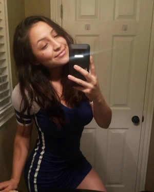 Cute mexican with big boobs in tight dress