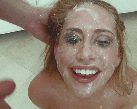 She's only happy when it rains cum.