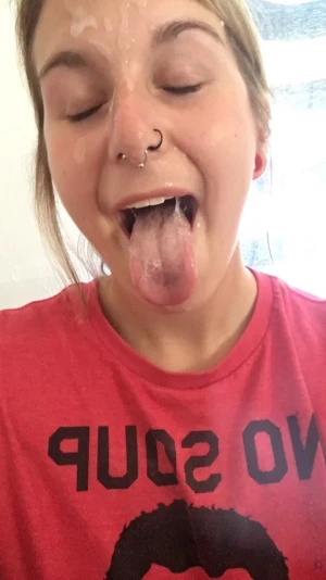 blonde cumslut