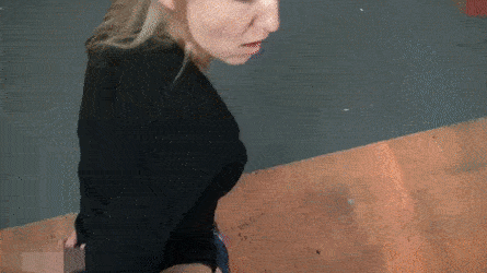 Parking lot creampie