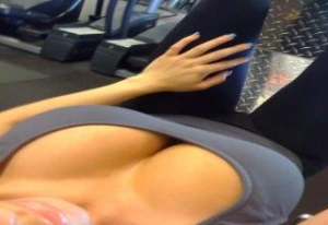 ready for gym workout pov