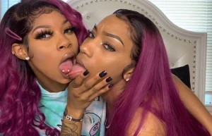 Hot ebony lesbians