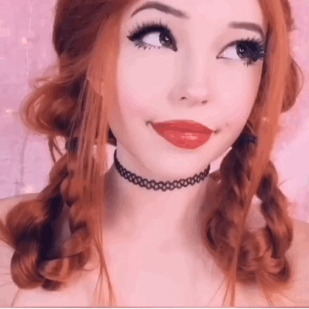 Belle Delphine saliva production for the sloppiest head you’ll experience