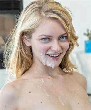 cum on face