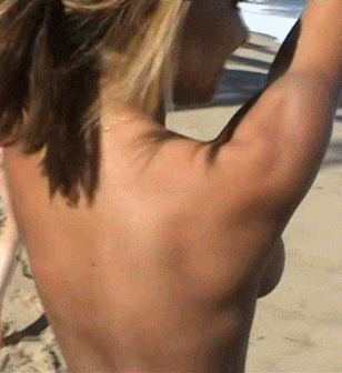 Epic side-boob.
