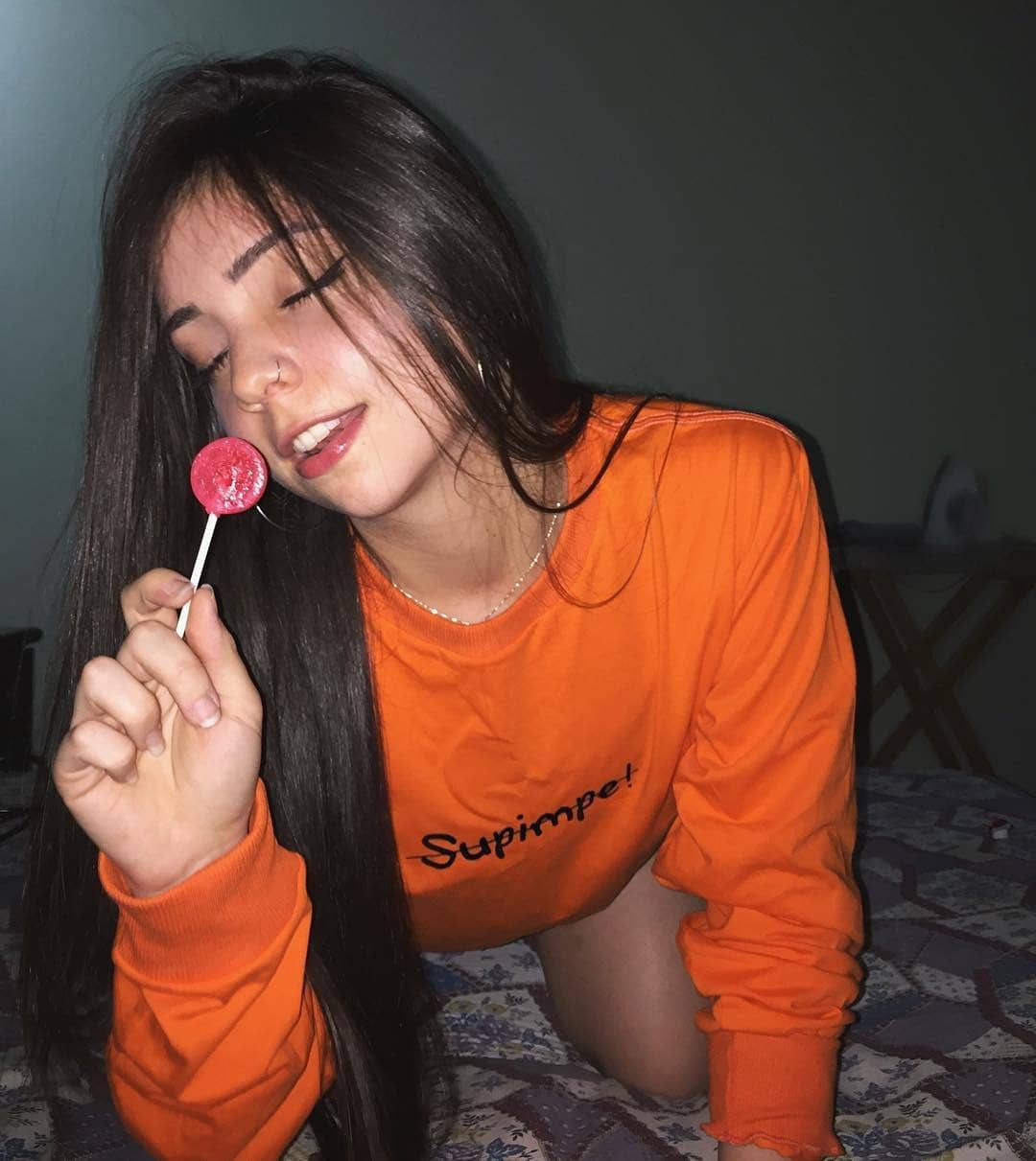 She likes to suck