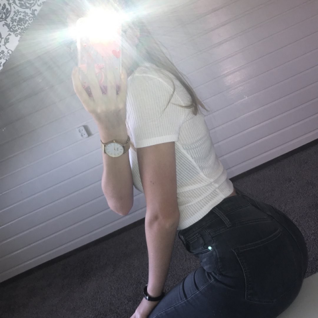 Blonde with big ASS