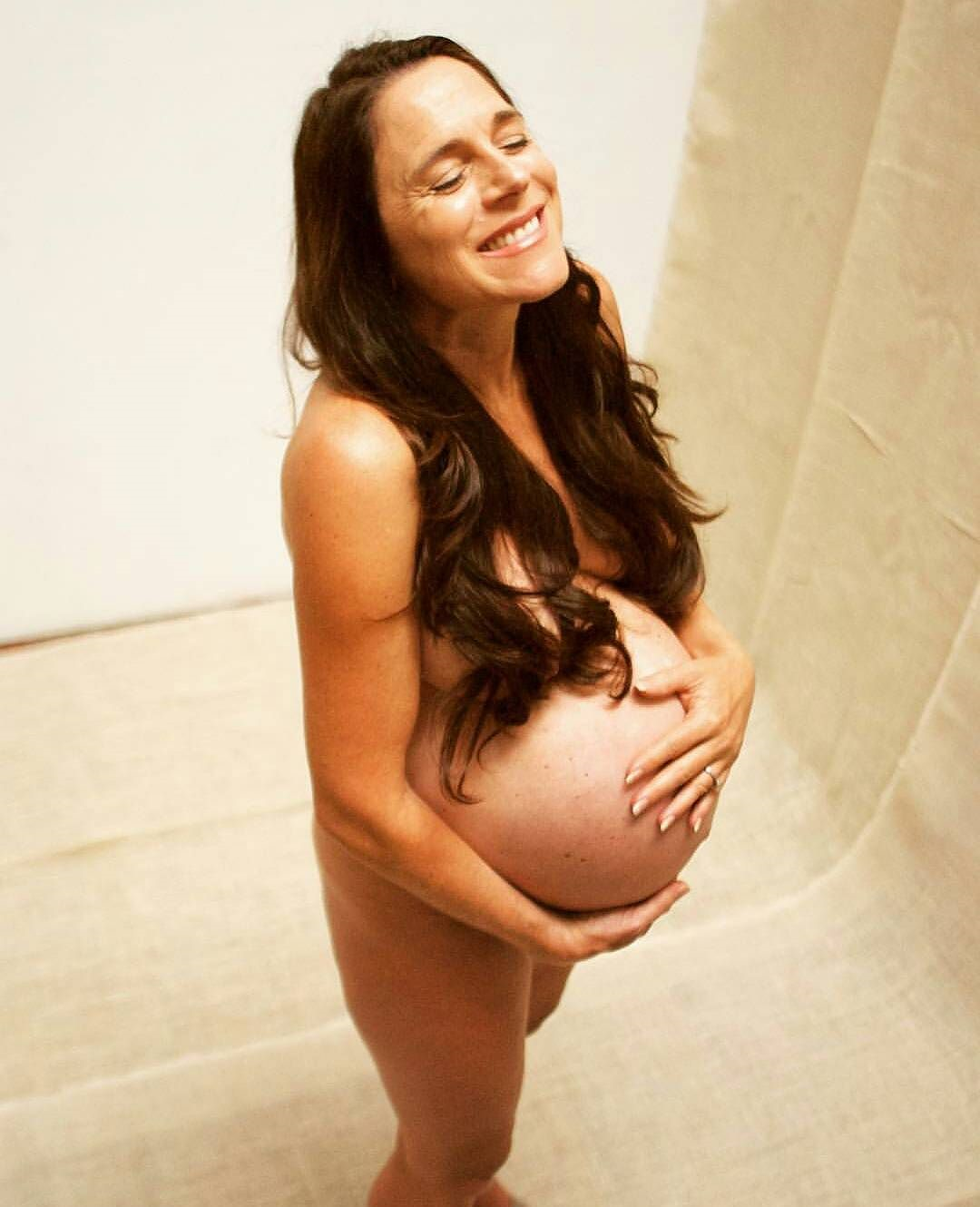 Smiling & Pregnant