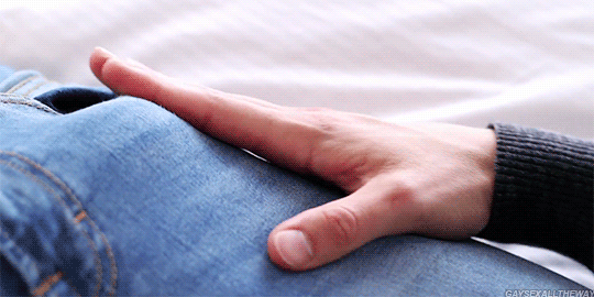 touch him feel him