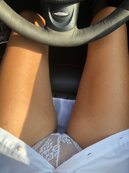 panties in the car 5