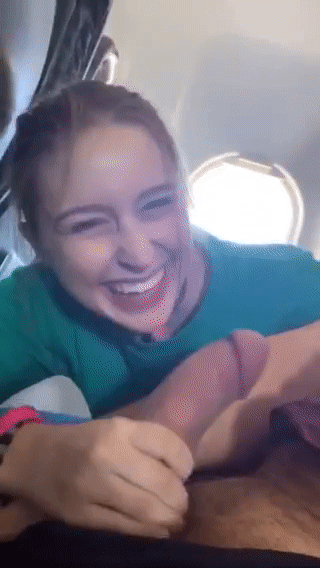 sucking dick on a plane