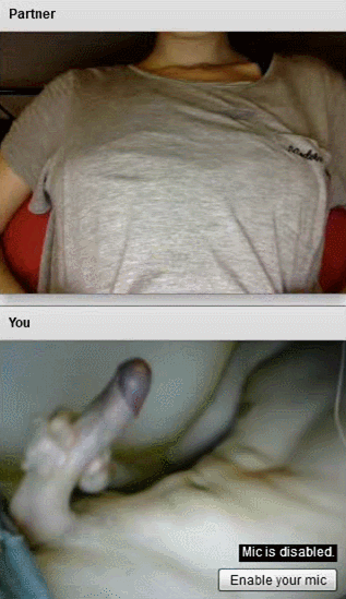 Showing off your sexy self on omegle