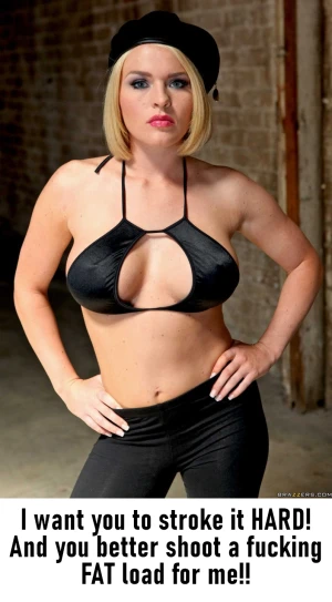 Militant SJW bitch demands a big load...