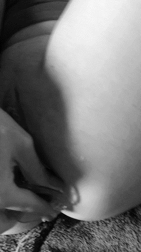 Slut girlfriend stretches open her asshole