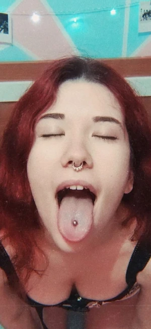 Tongue piercing