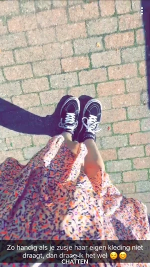 i indeed like you wearing your sisters clothes