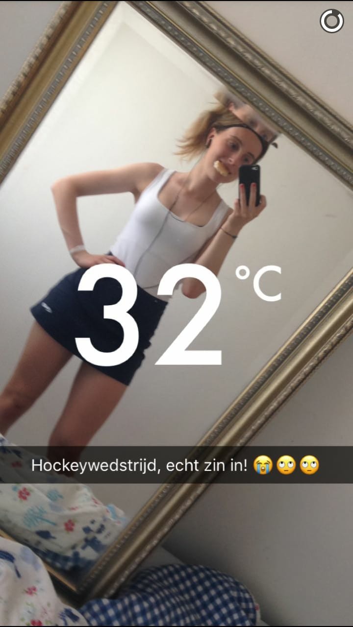 selfie before the match