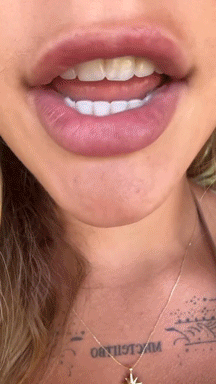 Sexy lips and sexy tits