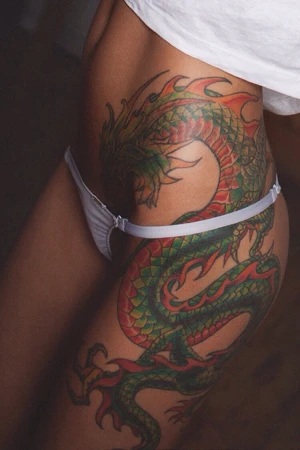 Panties and tattoos