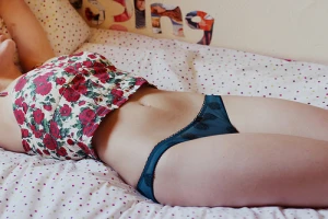 Cute blue panties