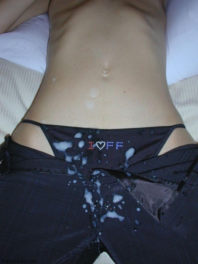 cum ass panties