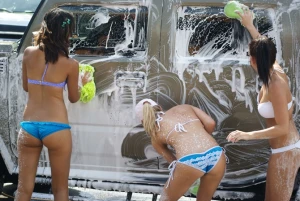 car wash hotties