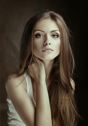Pretty brunette from Boudoir Divas